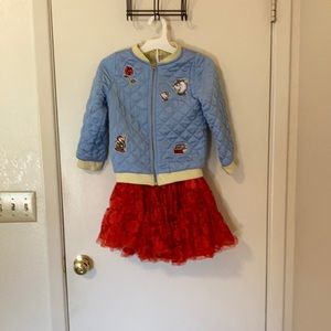 7/8 Beauty and the beast skirt and jacket